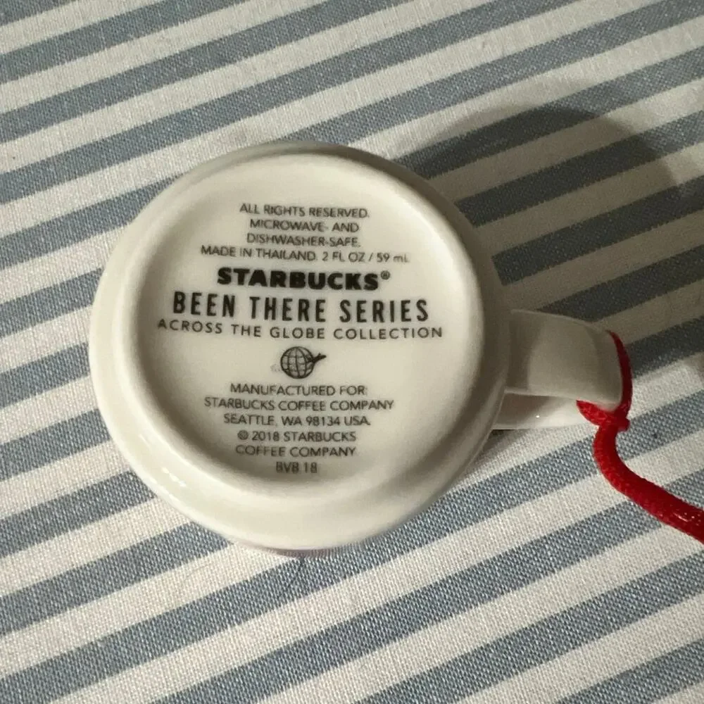 Starbucks Been There Series Indiana Ornament Mug 2018 New in Box NIB